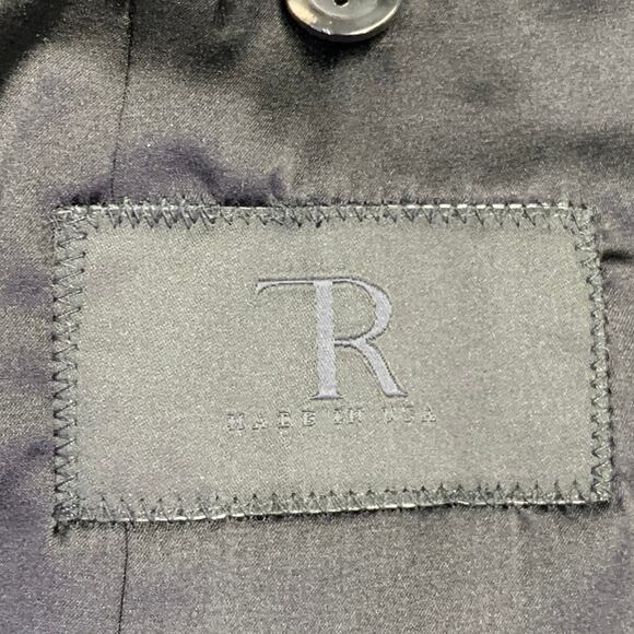 THE ROW Size 4 Schoolboy Navy Virgin Wool Blend Notch Lapel Jacket Blazer - Picture 7 of 7